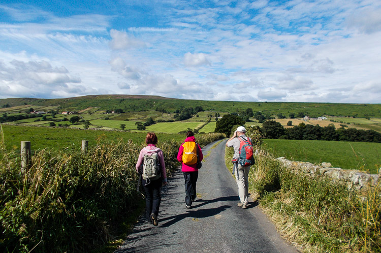 Krajina nedaleko Castletonu