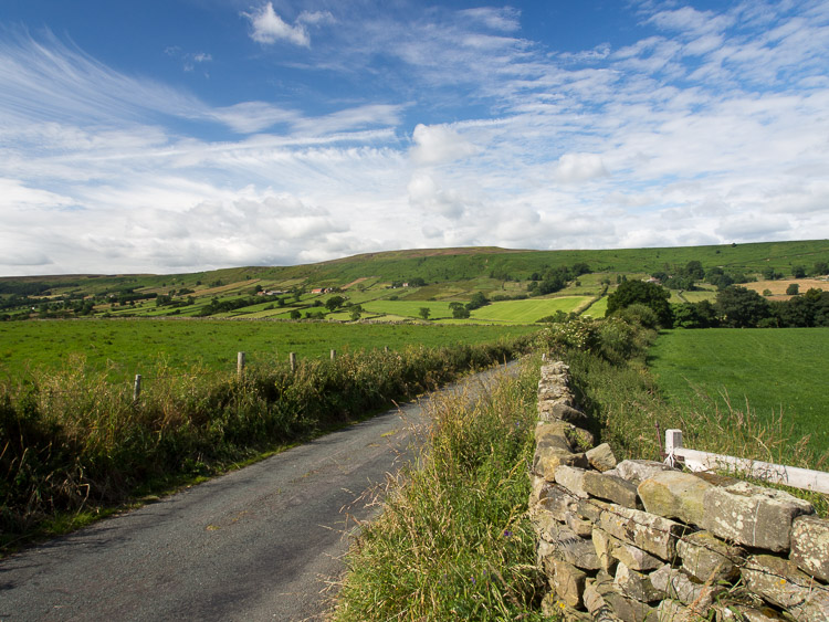 Krajina nedaleko Castletonu