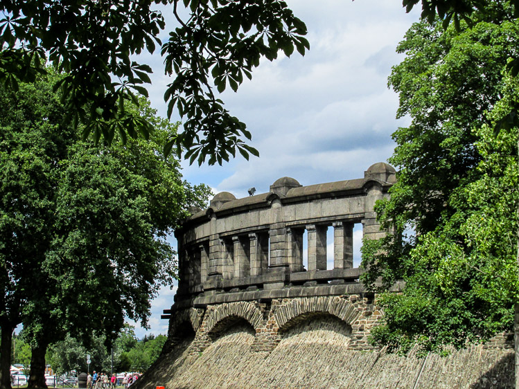 Koblenz - podstavec pomníků císaře