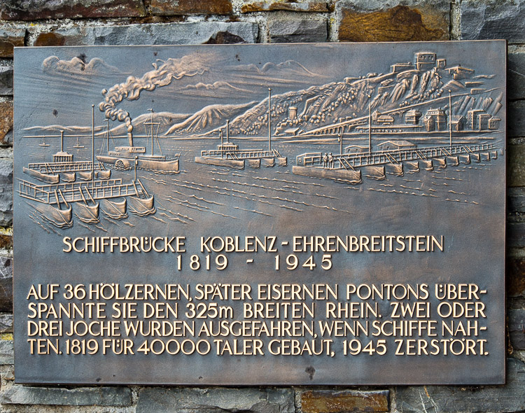 Deutches Eck - řeka Rýn