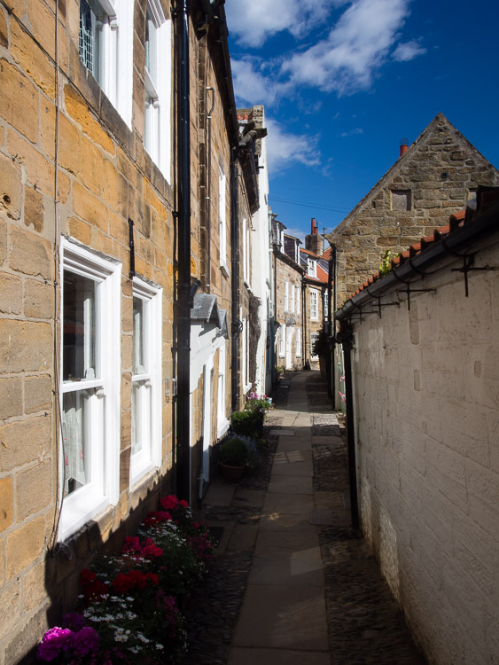Robin Hood's Bay - úzké pašerácké uličky