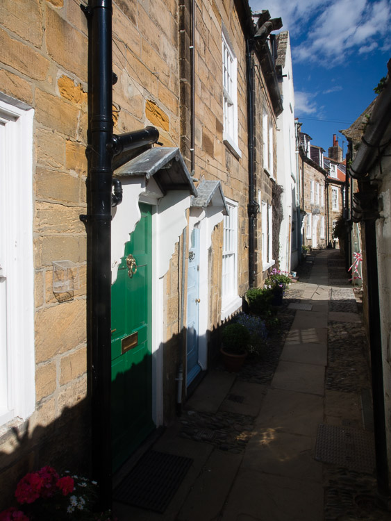 Robin Hood's Bay - úzké pašerácké uličky