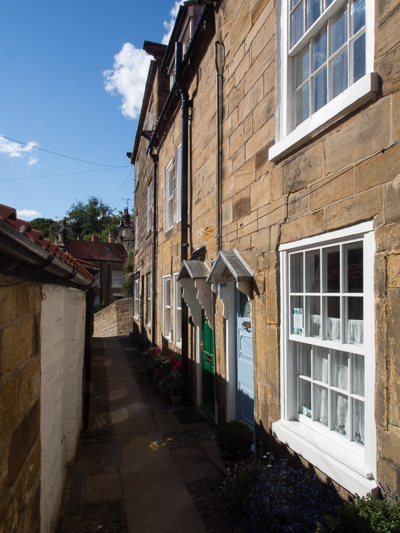 Robin Hood's Bay - úzké pašerácké uličky