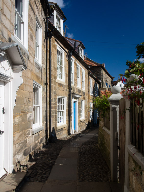 Robin Hood's Bay - úzké pašerácké uličky