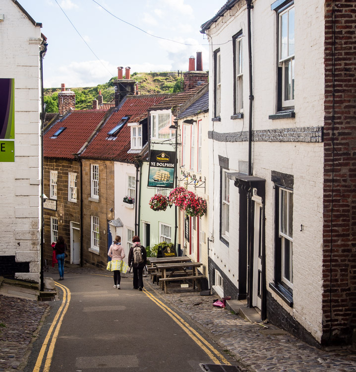 Robin Hood's Bay - úzké pašerácké uličky