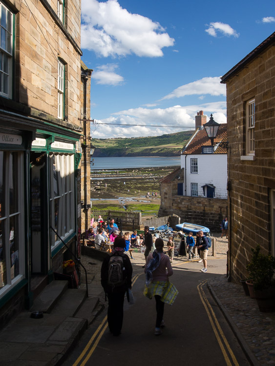 Robin Hood's Bay - úzké pašerácké uličky