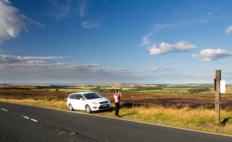 Moor (vřesoviště) u Castletonu