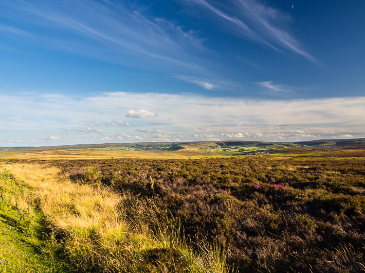 Moor (vřesoviště) u Castletonu